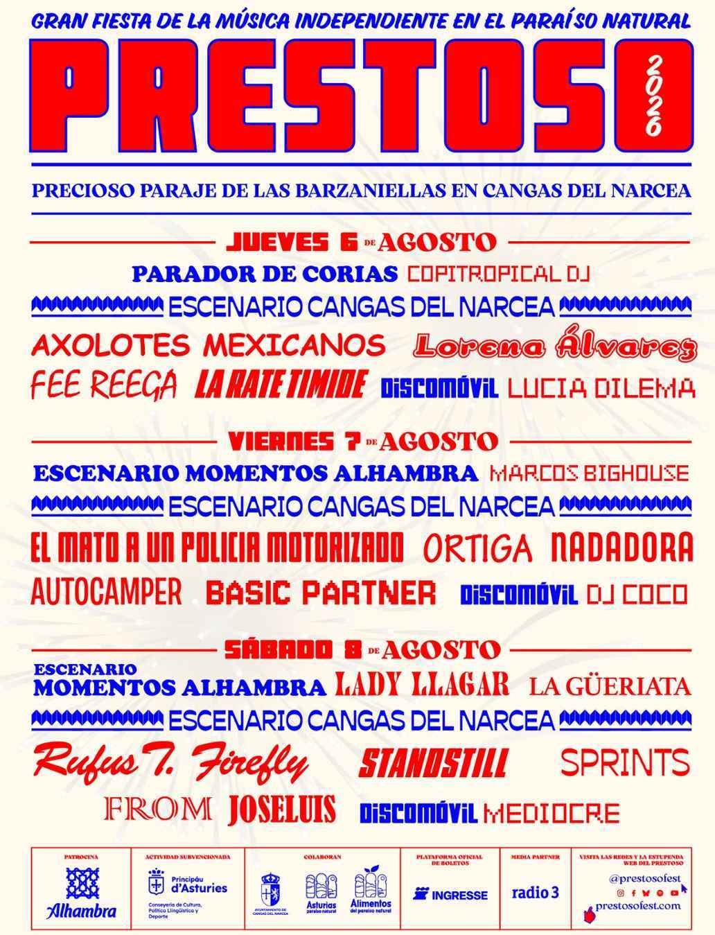 Cartel Prestoso 2026