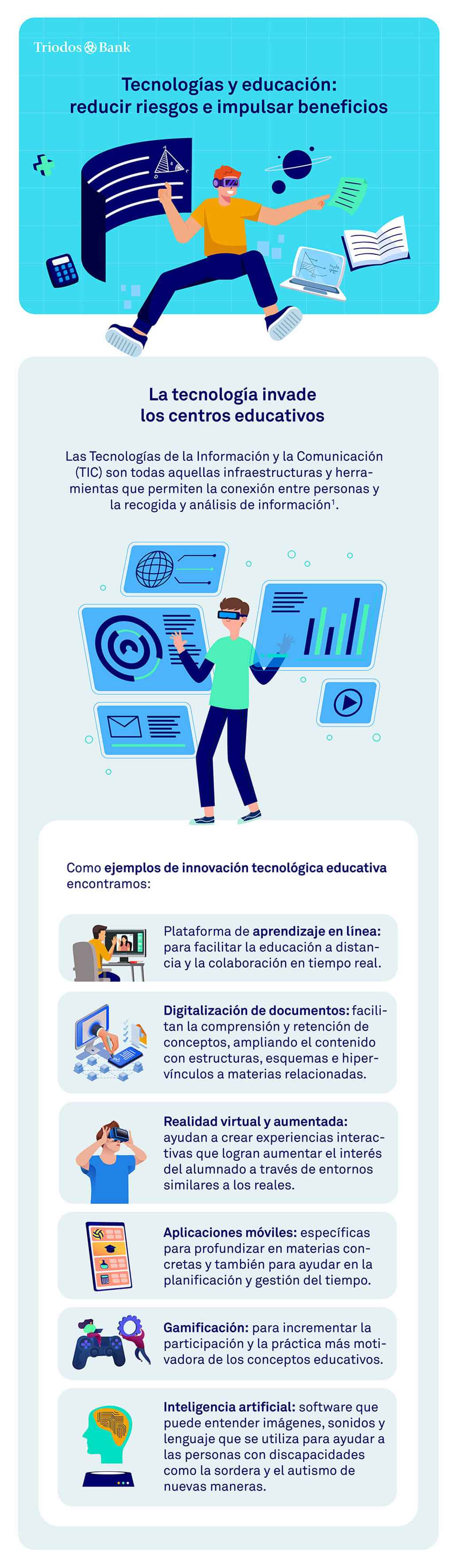 Tecnología en los centros educativos